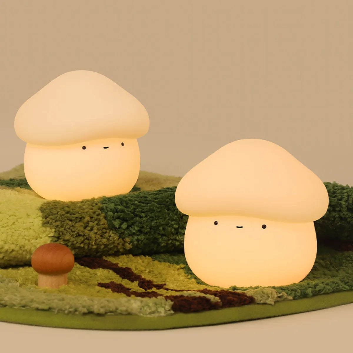 Mushroom Silicone Night Lamp Decor
