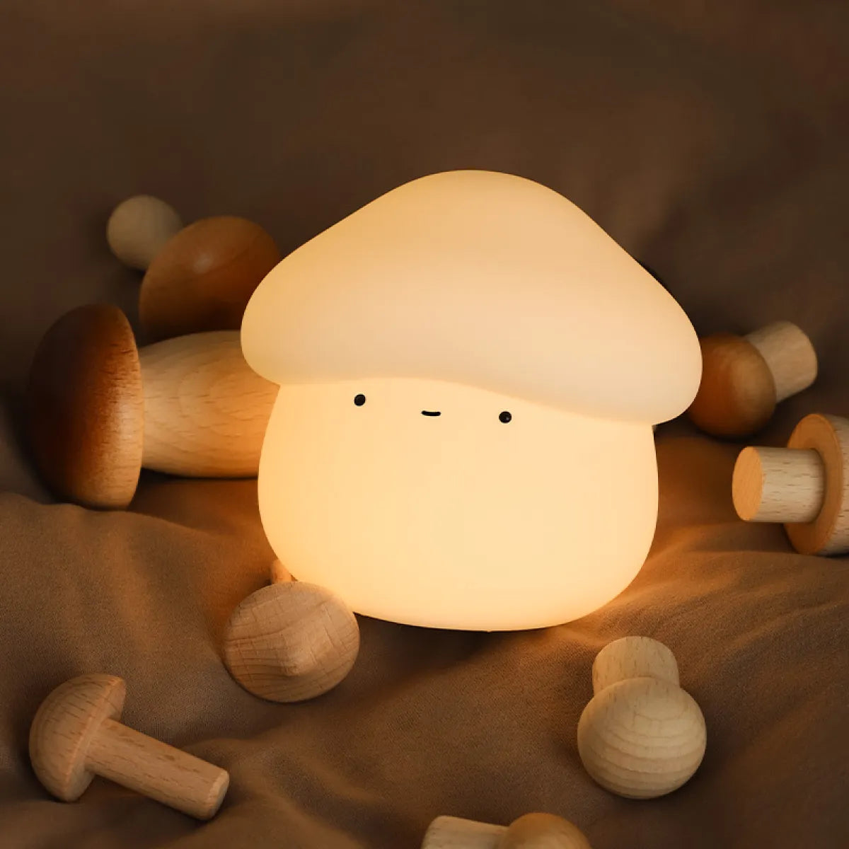 Mushroom Silicone Night Lamp Decor